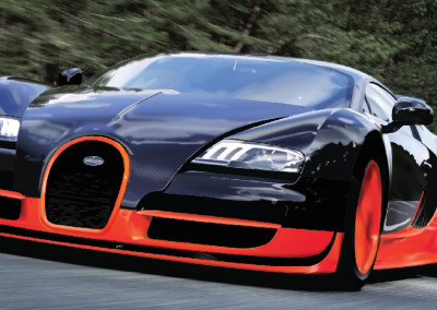 Photorealistic Bugatti Veyron Super Sport