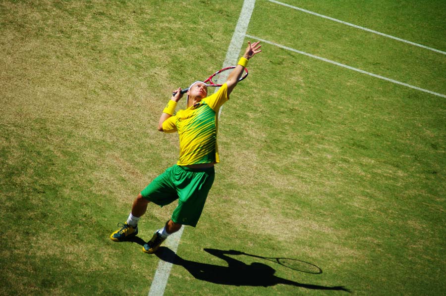 Lleyton Hewitt at Davis Cup Australia Vs Uzbekistan 